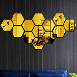 Acrylic Hexagon wall decor Mirror