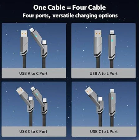 4-in-1 Charging Cables  54 Reviews